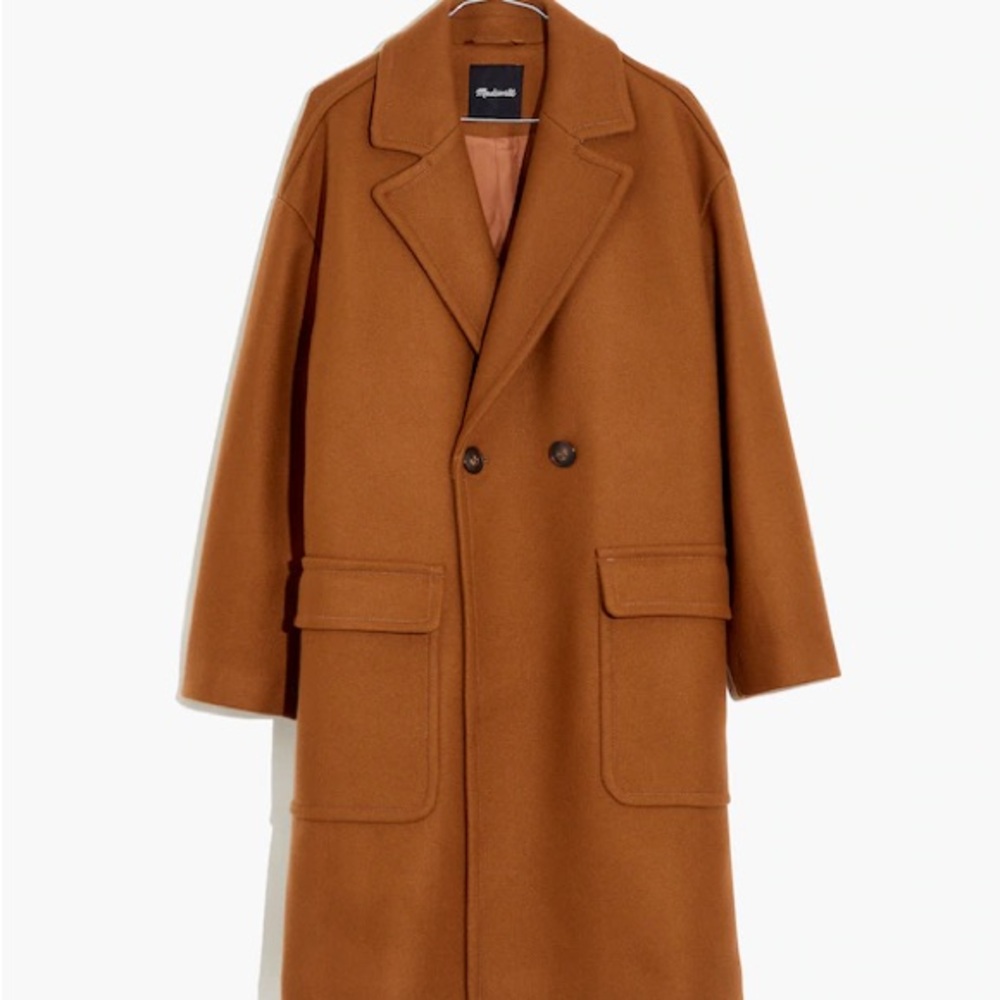 Madewell Averdon Coat in Insuluxe, Cedar